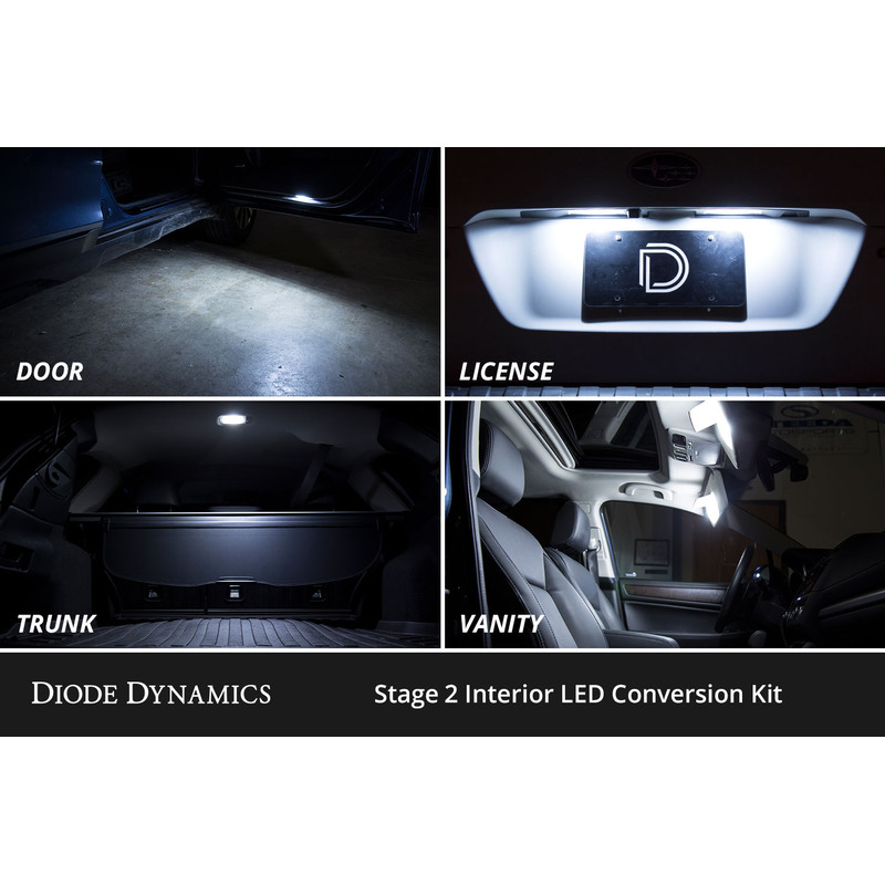  Diode Dynamics - Interior LED Kit for 2003-2009 Toyota 4Runner, Cool White Stage 1